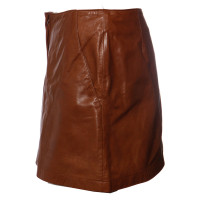 Dkny Lederen rok in Cognac