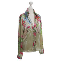 Roberto Cavalli Zijden blouse met print