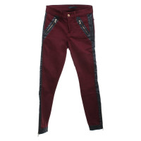 7 For All Mankind Pantalon à Bordeaux