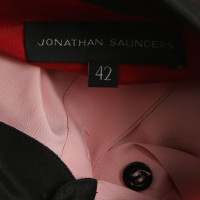 Jonathan Saunders Chemisier en rose / noir / rouge