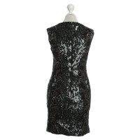 All Saints Robe Sequin noir 