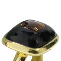 Pomellato Ring aus Gelbgold in Schwarz
