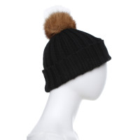 Woolrich Hut/Mütze aus Wolle in Schwarz