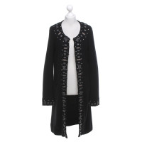 Maliparmi Manteau de laine en noir