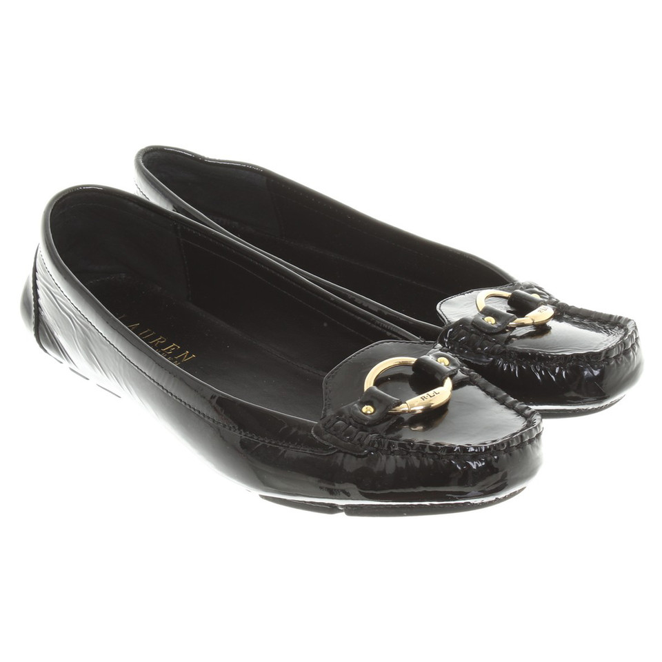 Ralph Lauren Moccasins made of patent leather