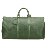 Louis Vuitton Keepall 50 Leer in Groen