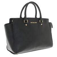 Michael Kors Selma LG TZ Satchel Black