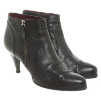 Max Mara Ankle boots Leather in Black