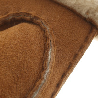 Ugg Australia Guanti in Pelliccia in Marrone