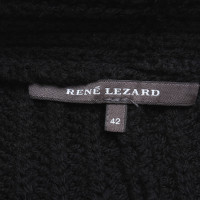 René Lezard Vest in zwart