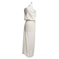 Velvet Dress with striped pattern