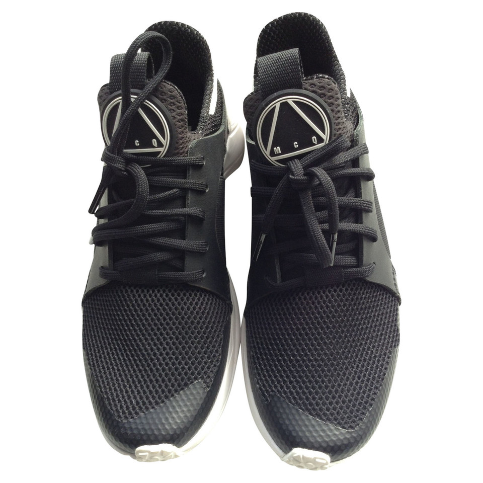 Mc Q Alexander Mc Queen Sneakers Leer in Zwart