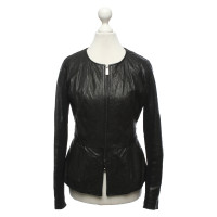 Pinko Jacket/Coat Leather in Black