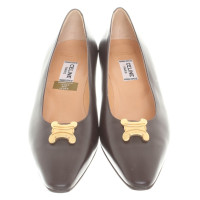 Céline pumps in marrone scuro