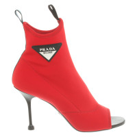 Prada Stiefeletten in Rot