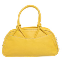 Hogan Handtasche aus Leder in Gelb