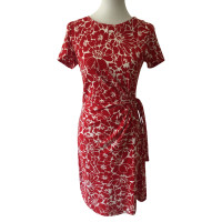 Diane Von Furstenberg Dress Cotton in Red