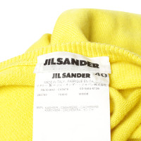 Jil Sander Cardigan di cashmere in giallo