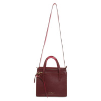 Salvatore Ferragamo Handbag Leather in Bordeaux