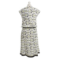 Max Mara Silk dress with print pattern