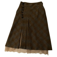 Dsquared2 Skirt Wool in Brown