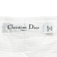 Christian Dior Broek in wit