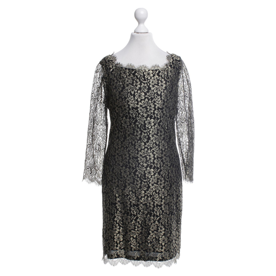 Diane Von Furstenberg Dress with floral lace