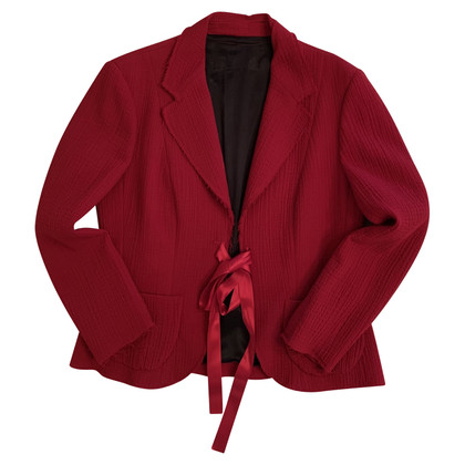 Max Mara Anzug aus Wolle in Rot