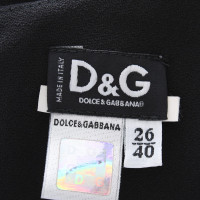 Dolce & Gabbana black shift jurk