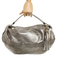 Coccinelle Handbag Leather in Silvery