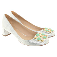 Tory Burch Pumps/Peeptoes in Silvery