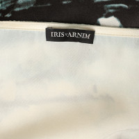 Iris Von Arnim Top in seta con motivo-stampa