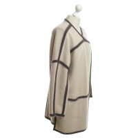 René Lezard Cardigan in Beige