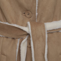 Altre marche "Pelle Wilsons" - giacca con pelliccia ecologica