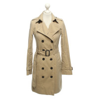 Burberry Jacke/Mantel aus Baumwolle in Beige