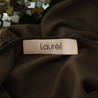 Laurèl Green top with sequin trim