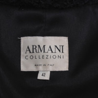 Armani Collezioni Blazer noir avec velcro