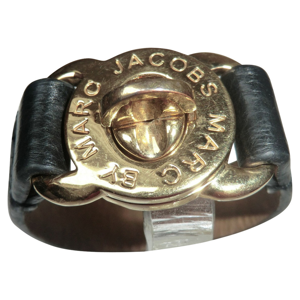 Marc Jacobs Armreif/Armband aus Leder in Braun