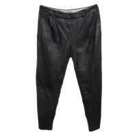 Drykorn Pantaloni in pelle look nero