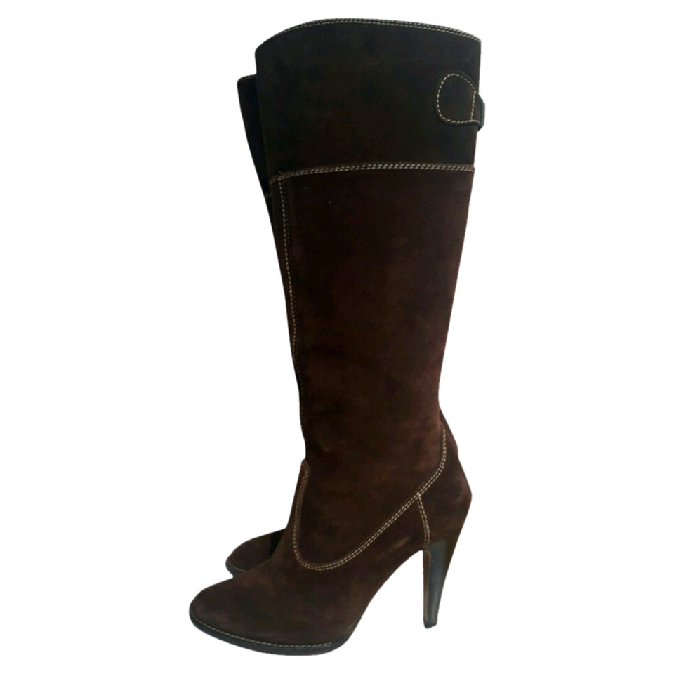 Moschino Cheap And Chic Boots Suede in Brown