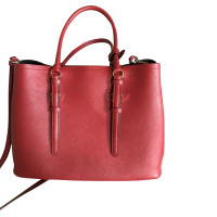 Prada Tote bag Leather in Red