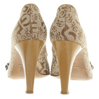 Ferre Peep-toes with Monogram patterns