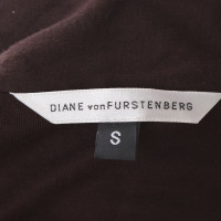 Diane Von Furstenberg top in dark brown