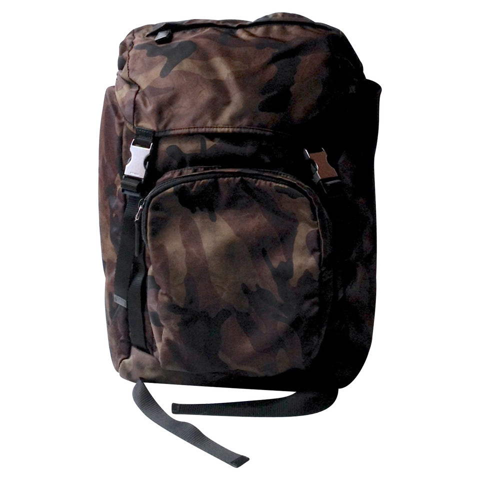 Prada Backpack camouflage look