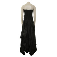 René Lezard Extravagant dress in black