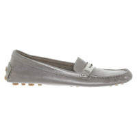 Coach Slippers/Ballerinas Leather in Silvery