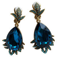 Oscar De La Renta Earring in Blue