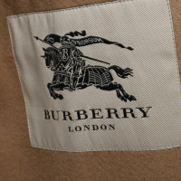 Burberry Jacke/Mantel aus Kaschmir in Ocker