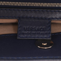 Versace Handbag Patent leather in Blue