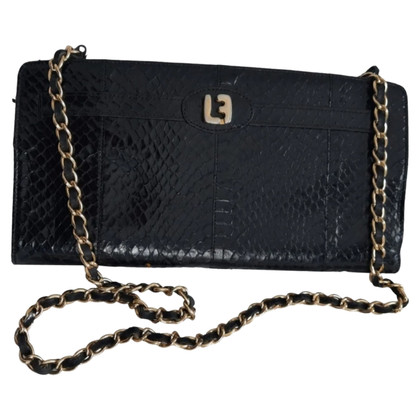 Louis Feraud Handbag Leather in Black